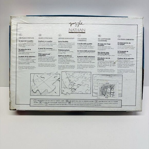 Nathan Puzzle 1000 Pieces Saragozza La Basilica Del Pilar 49x66,5 cm Vtg 1996 - Picture 6 of 8